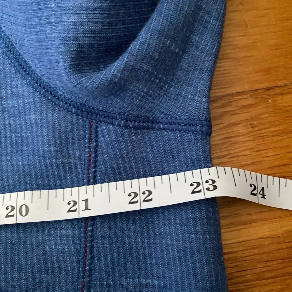 NWT Tommy Bahama Reversible Flipside Classic Half Zip, M, Dockside Blue Heather